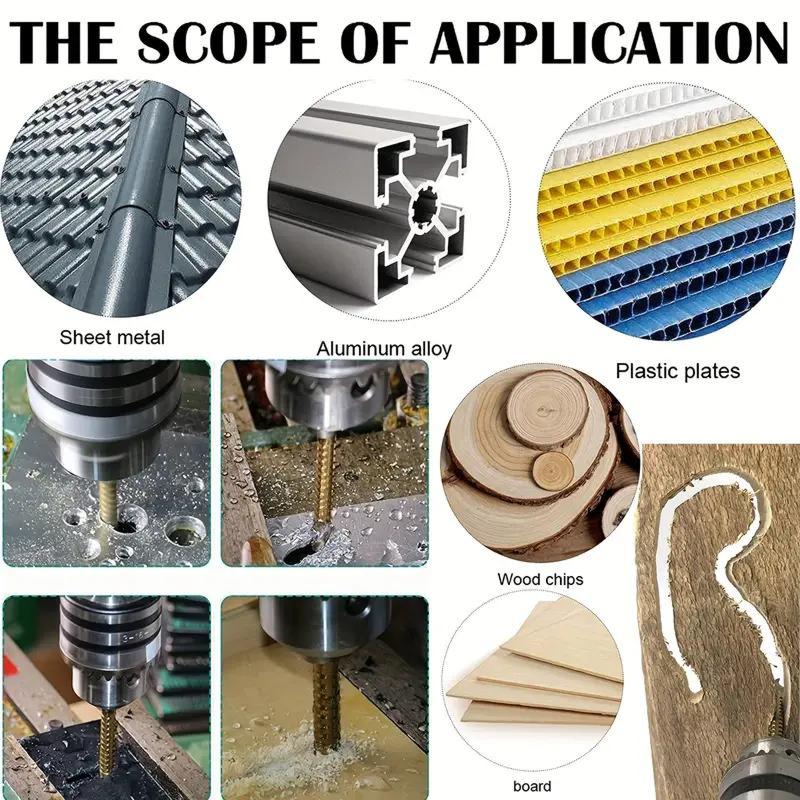 ✨6 Counts Metalworking Ldeal For Drilling