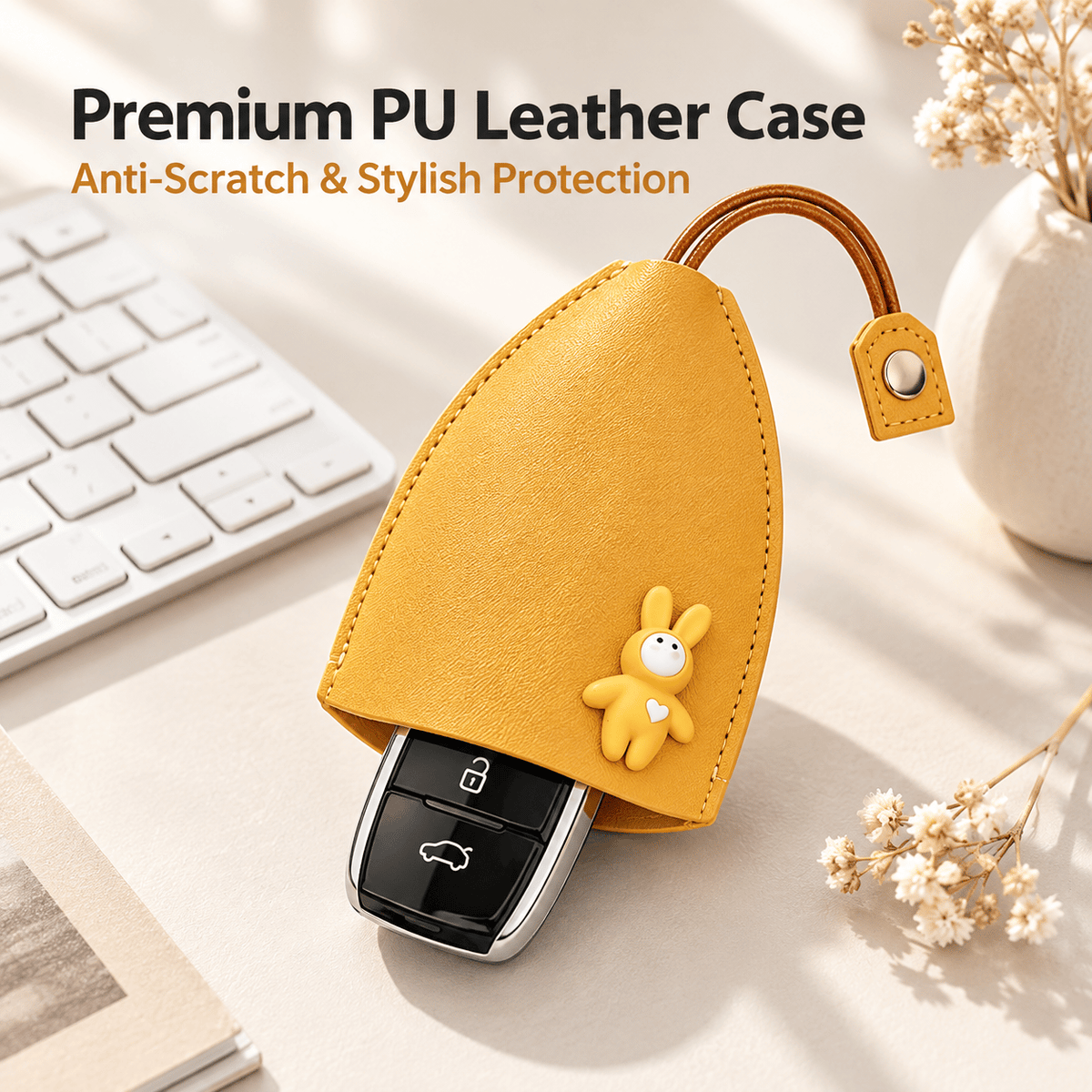 🔥Cute Cartoon Pull-Out Key Case