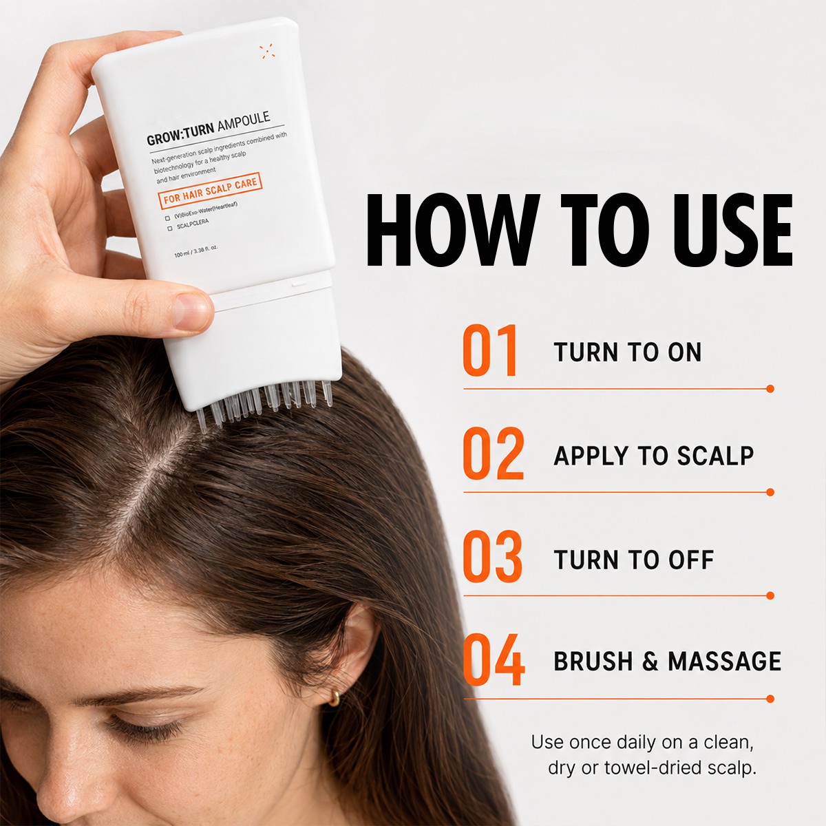 Thickening Scalp Serum with Massage Brush
