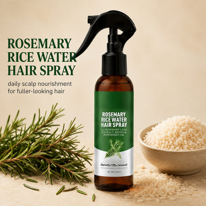Rosemary Rice Water Hair Spray – Healthy Hair Growth & Scalp Nourishment
