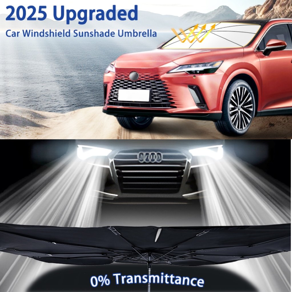 Upgraded Car Windshield Sun Shade Umbrella