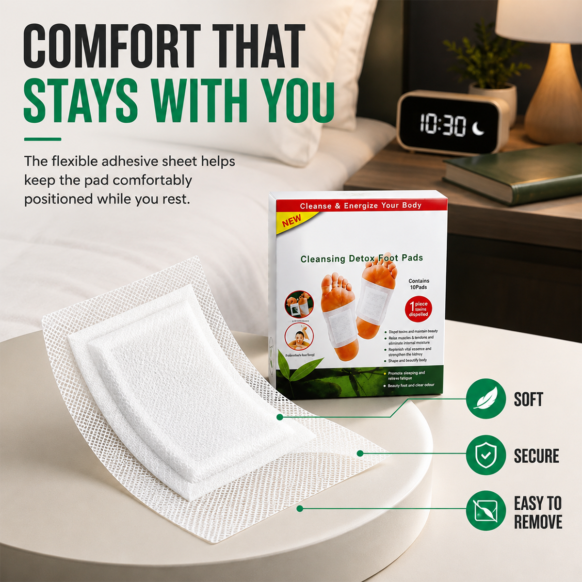 Foot Detox Patches, Soothing Anti‑Inflammatory Effect