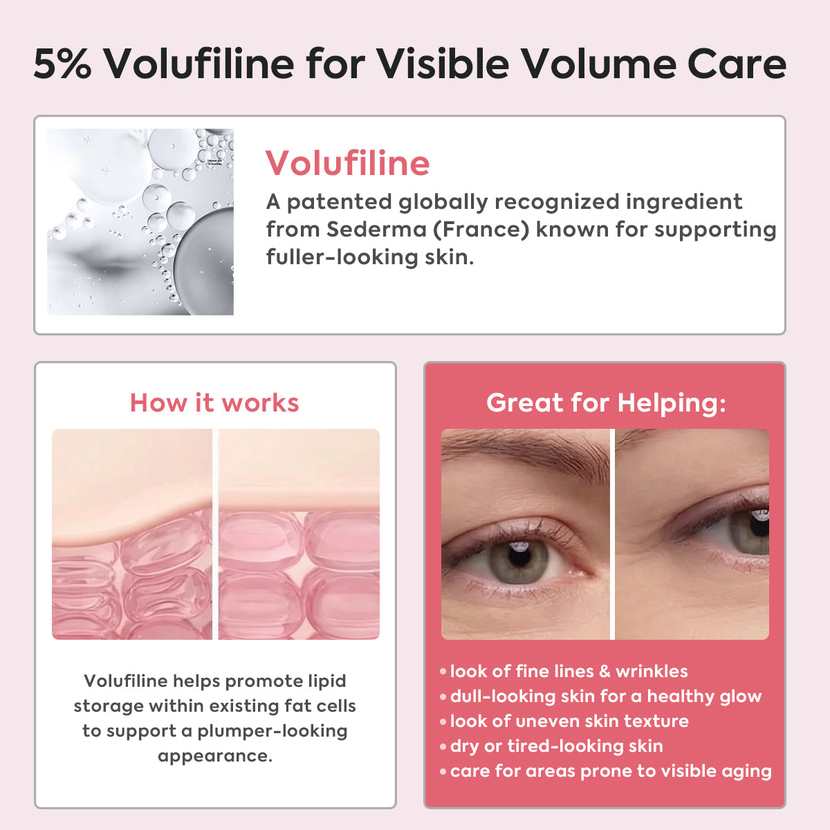 New PDRN Pink Collagen Eye Patch & Plumping Multi Balm with Caffeine