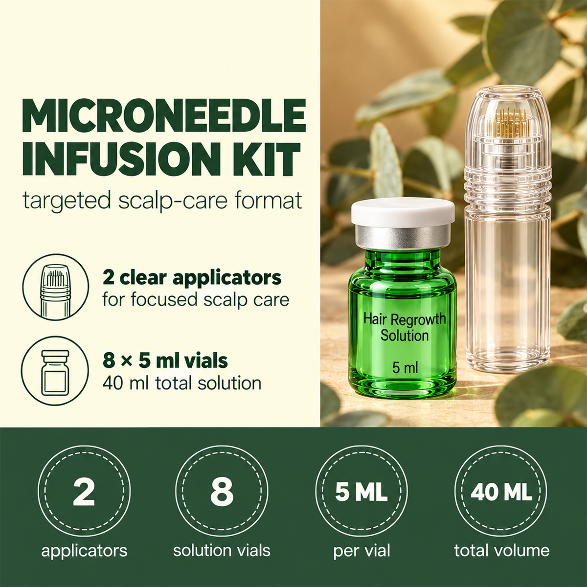 Microneedle Scalp Ampoule Serum, Hair Nourishing Care