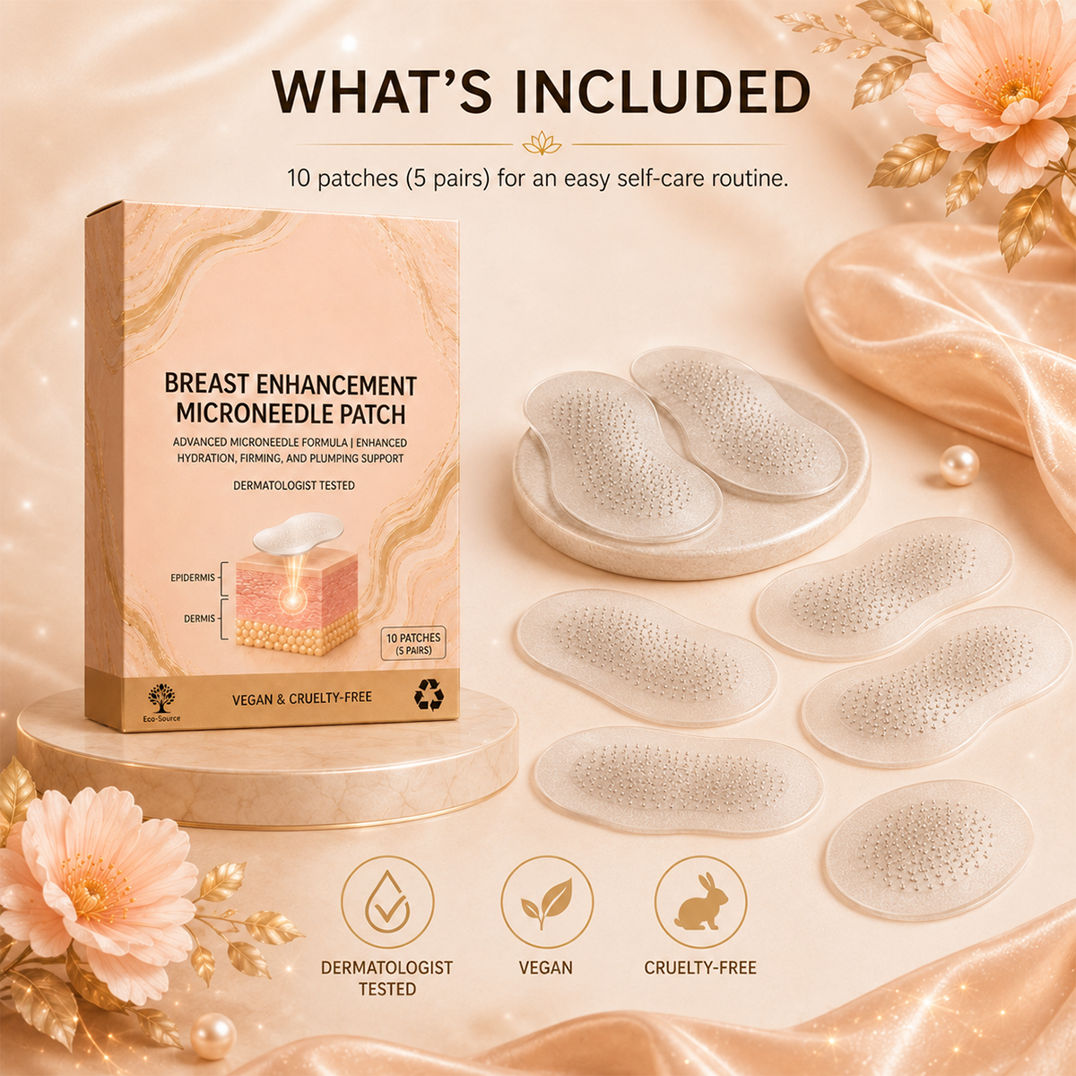 Breast Enhance Mentmicroneedle Patch