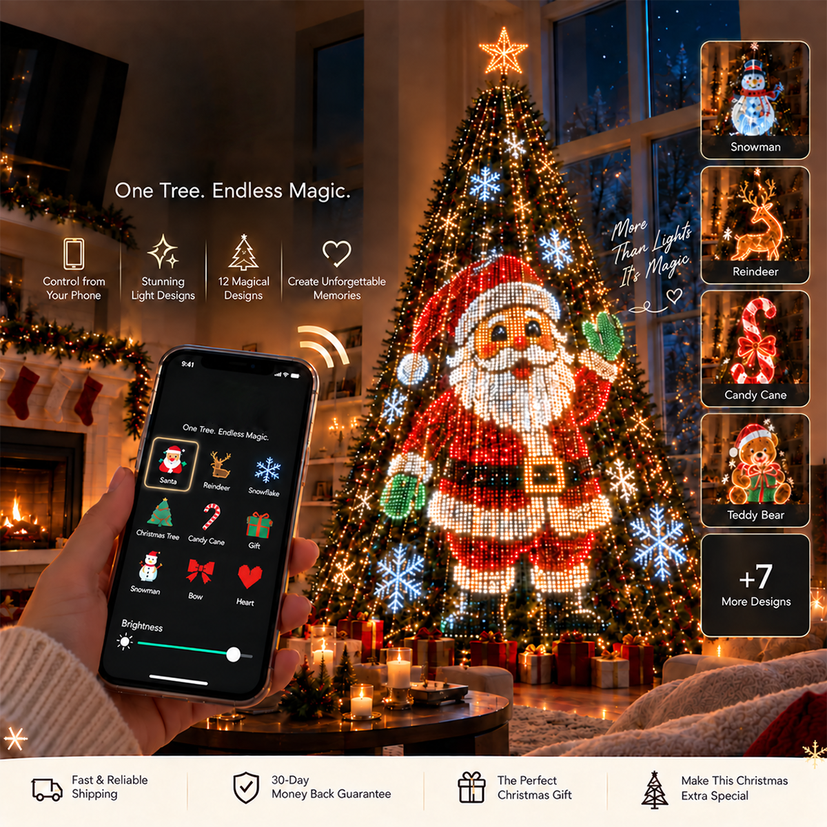 Smart Animated Christmas Tree Lights