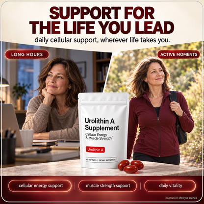 Urolithin A Softgels, Cellular Energy & Muscle Wellness Support