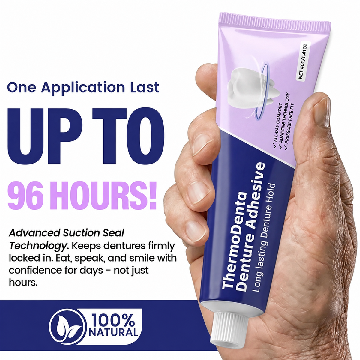 All‑Day Comfort Denture Adhesive