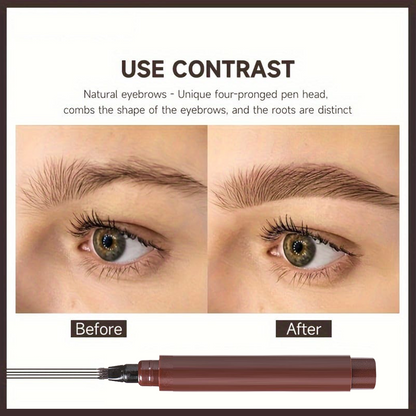 ✨✏️ Waterproof 4-Tip Beard & Eyebrow Pen – Smudge-Proof, Natural Look & Long-Lasting 🌟