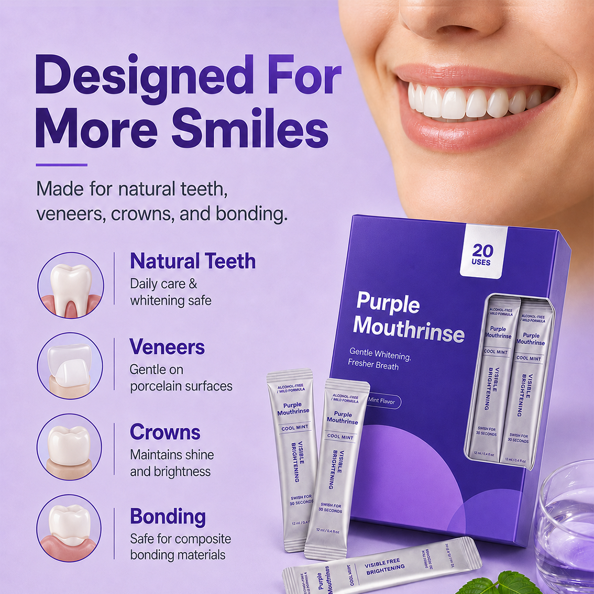 Purple Mouthwash