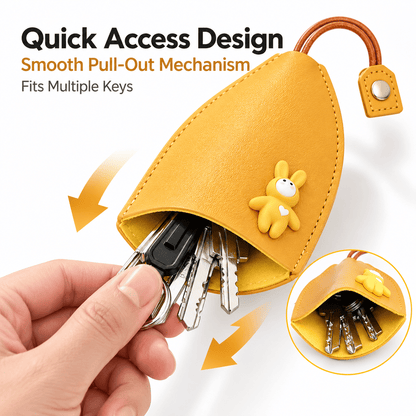 🔥Cute Cartoon Pull-Out Key Case
