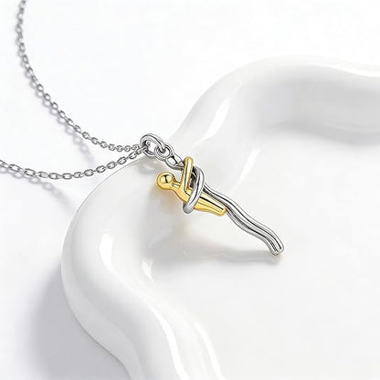 Mom Necklace – Mother & Child Pendant