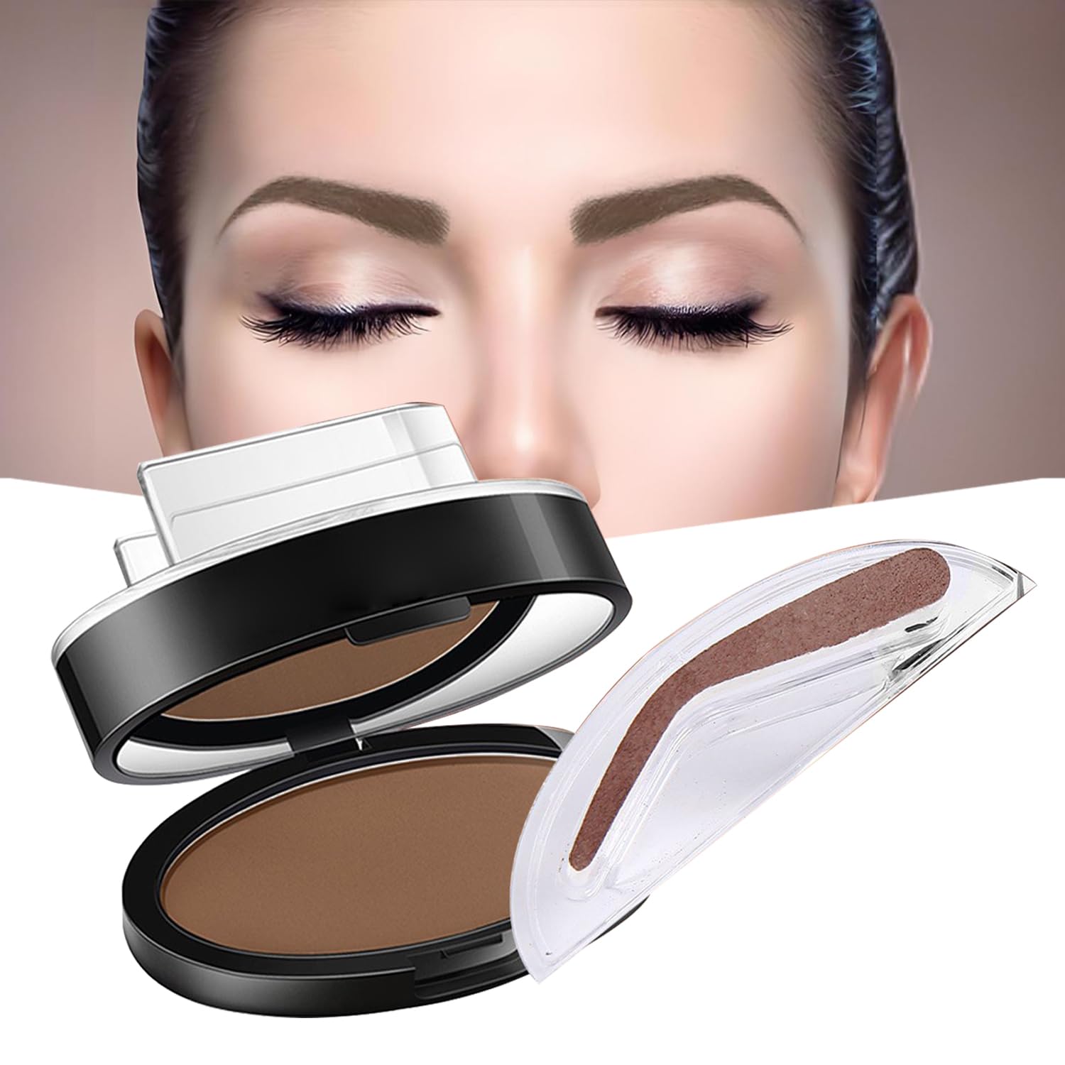Eyebrow Stamp Powder with Brush – Ggvbeauty