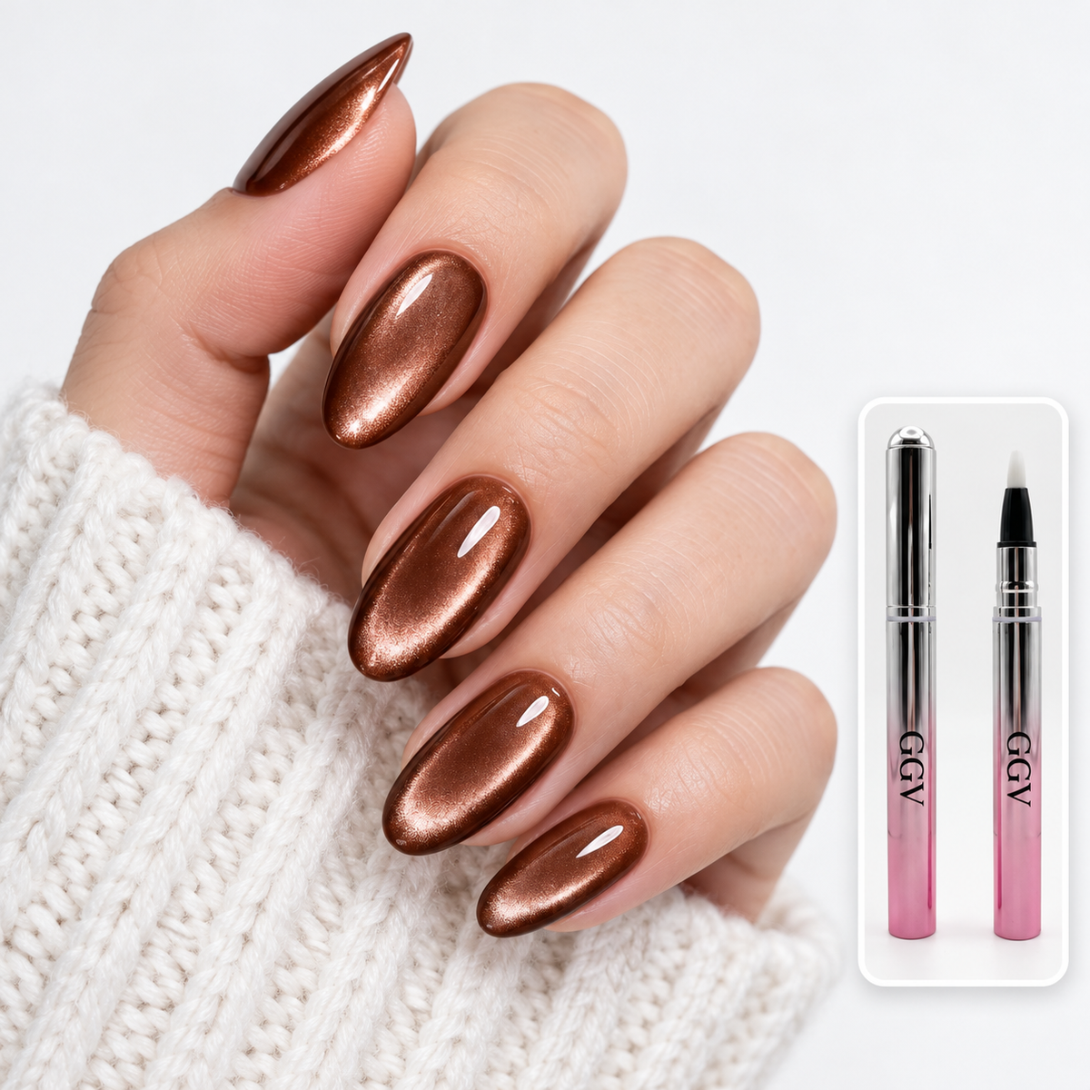 Salon Cat-Eye Nails in One Pen