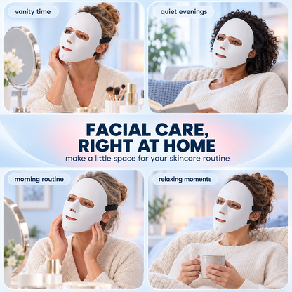 LED Red Light Face Mask – Your At-Home Glow Ritual