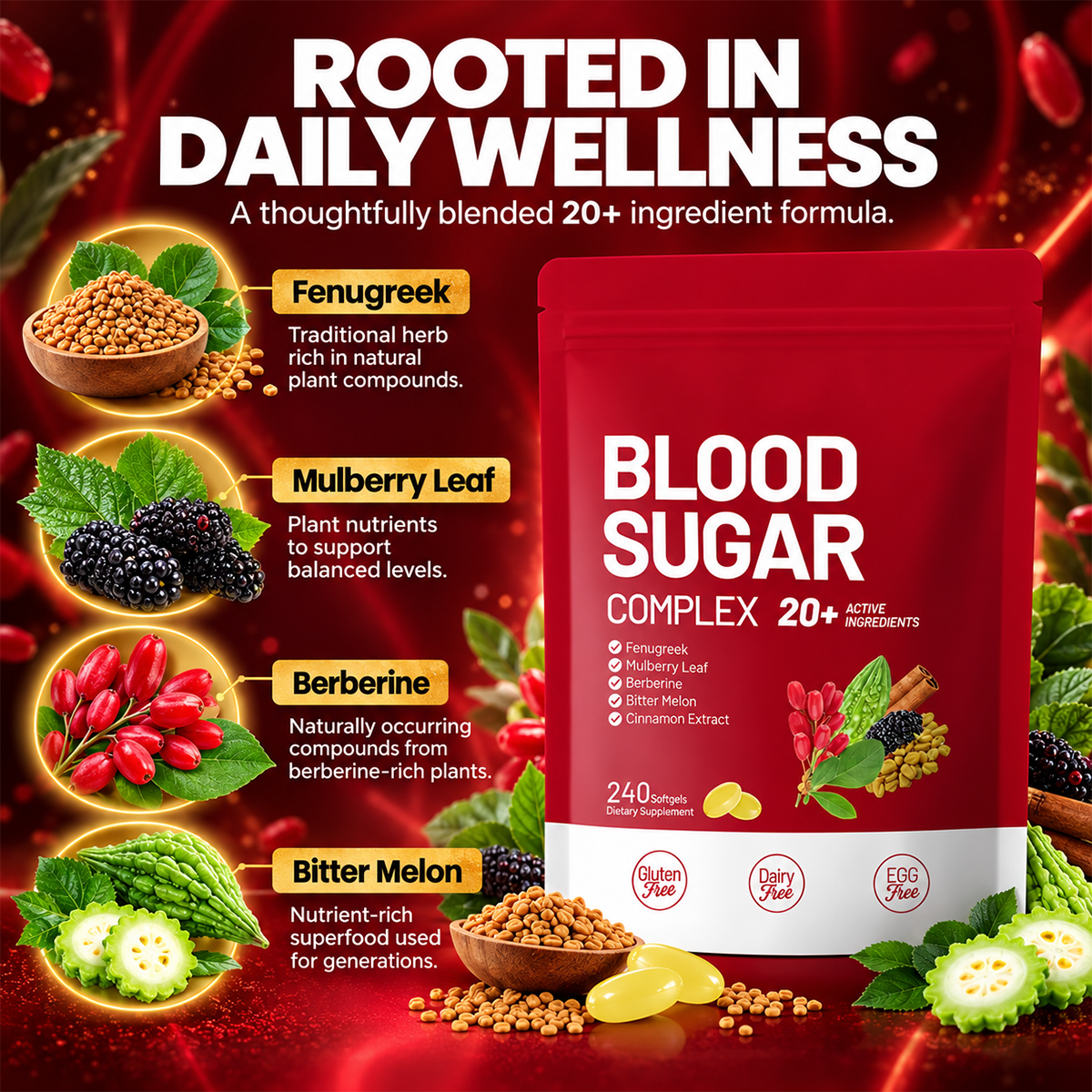 Blood Sugar Complex – Daily Glucose Support