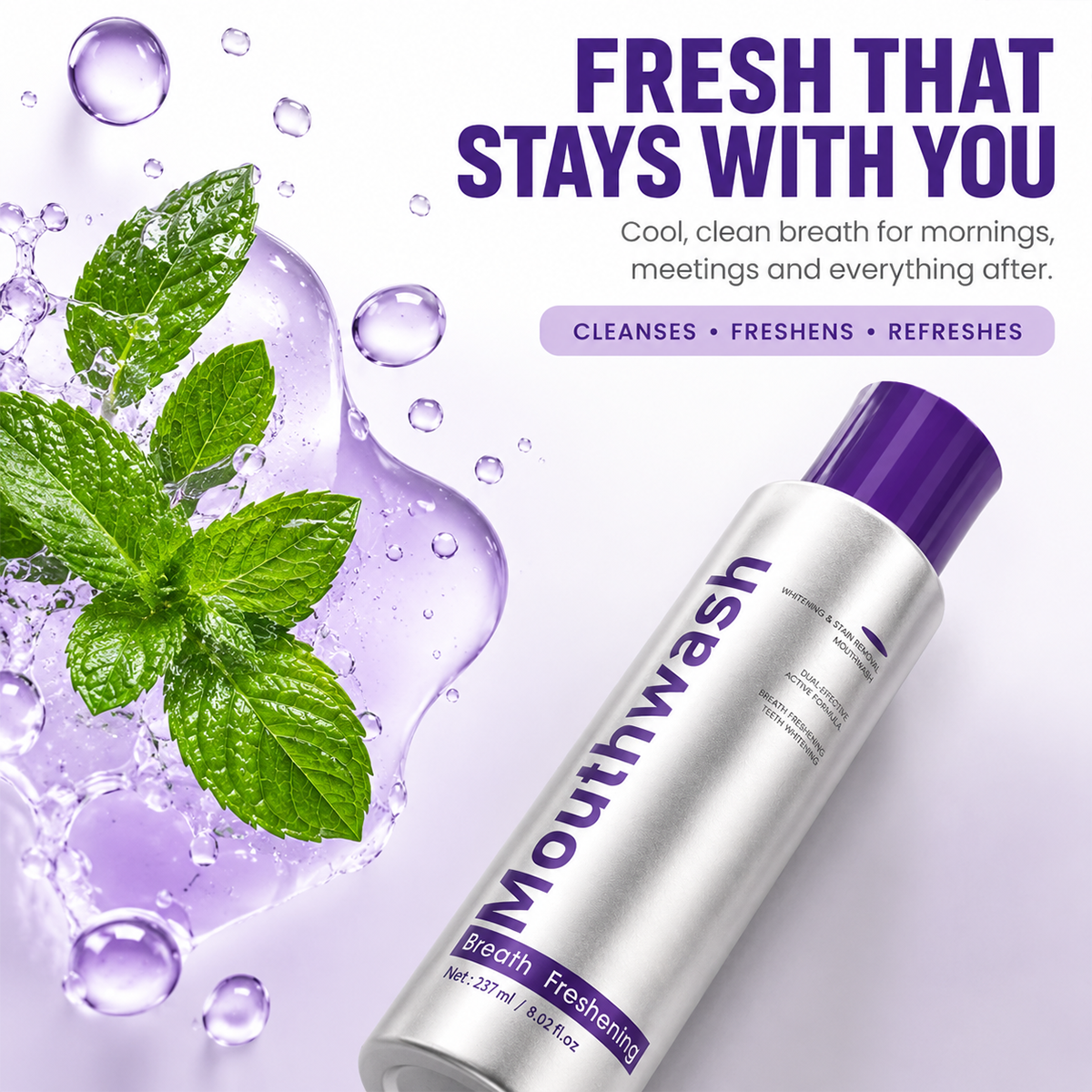 Stain Whitening Mouthwash