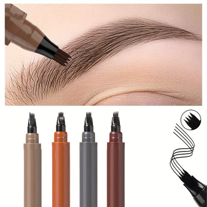 ✨✏️ Waterproof 4-Tip Beard & Eyebrow Pen – Smudge-Proof, Natural Look & Long-Lasting 🌟
