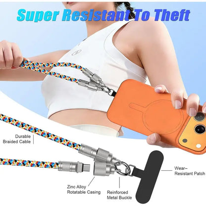 📱 2-in-1 Phone Lanyard & Charging Cable — Hands-Free Carry, Everyday Convenience ⚡