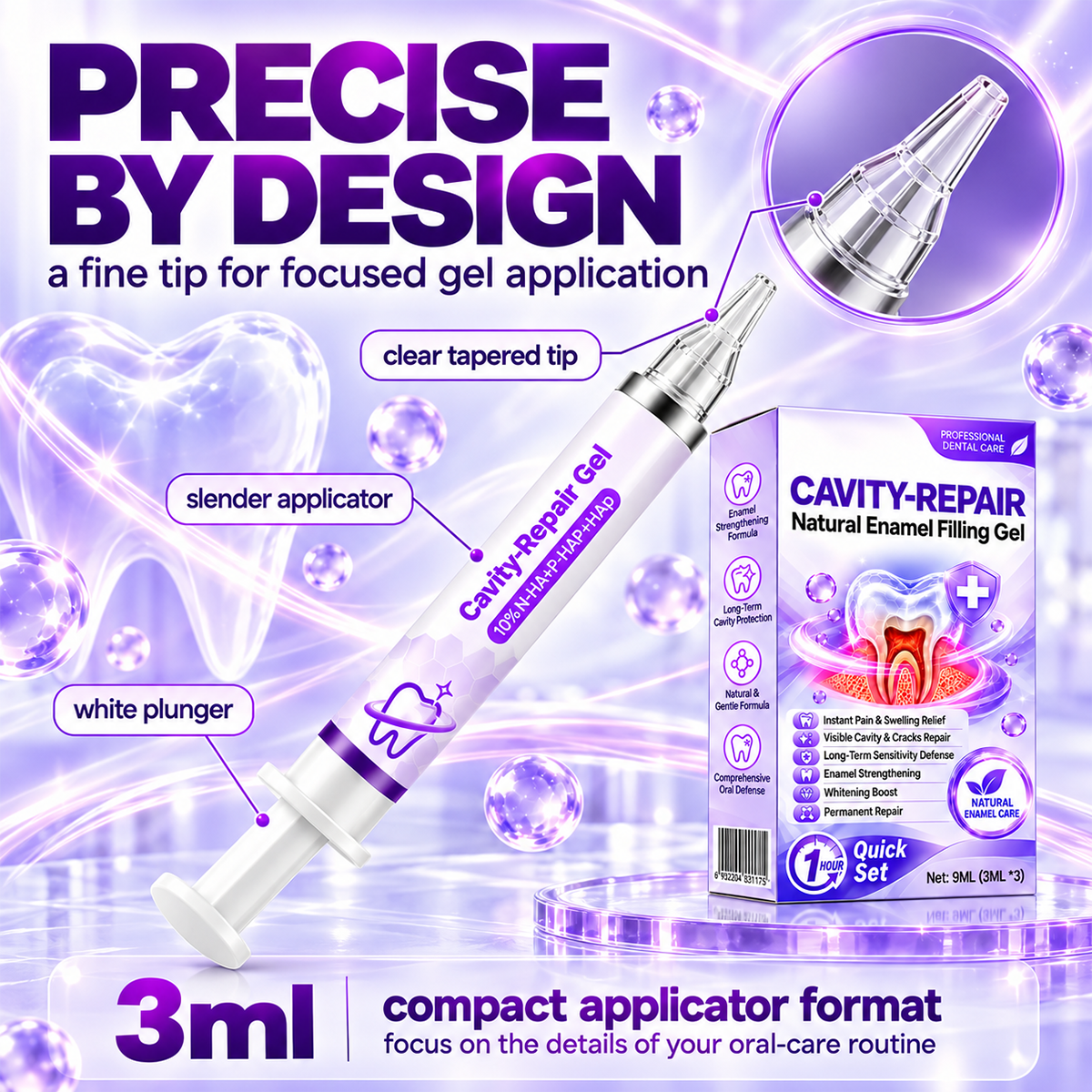 Naturally Repair Damaged Enamel and Whiten Teeth