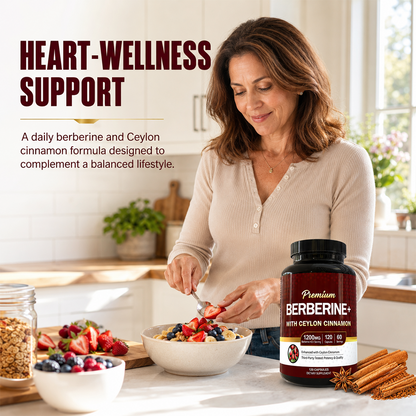 Berberine HCl Capsules with Ceylon Cinnamon
