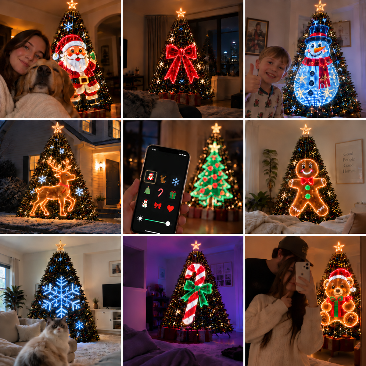 Smart Animated Christmas Tree Lights