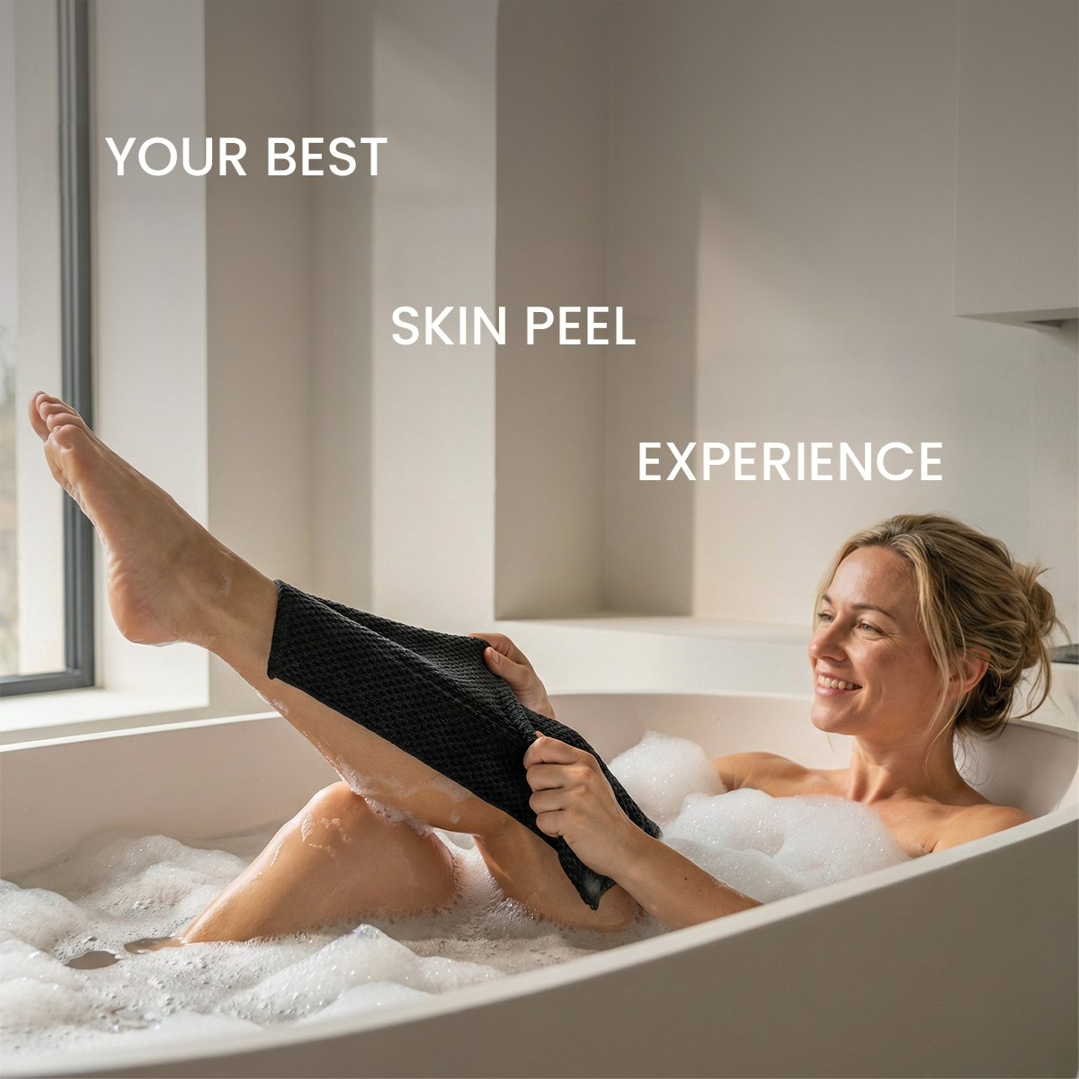 Silk Touch Gentle Exfoliating Shower Cloth