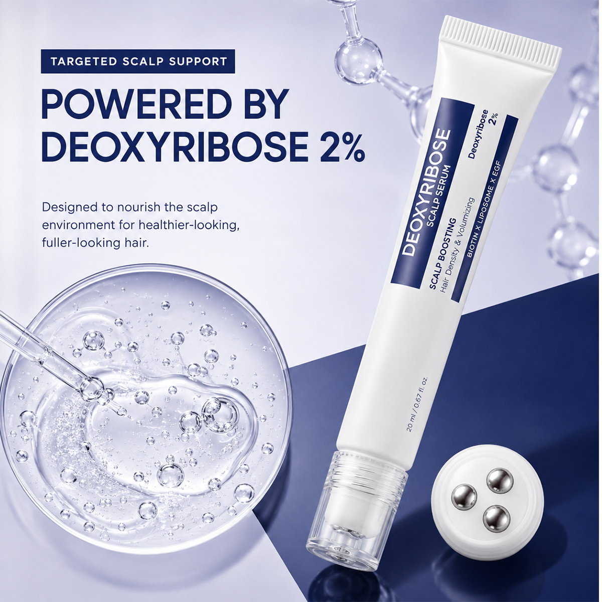 Deoxyribose Scalp Serum