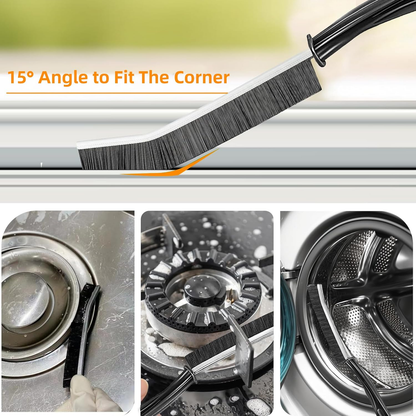 Hard-Bristled Crevice Cleaning Brush