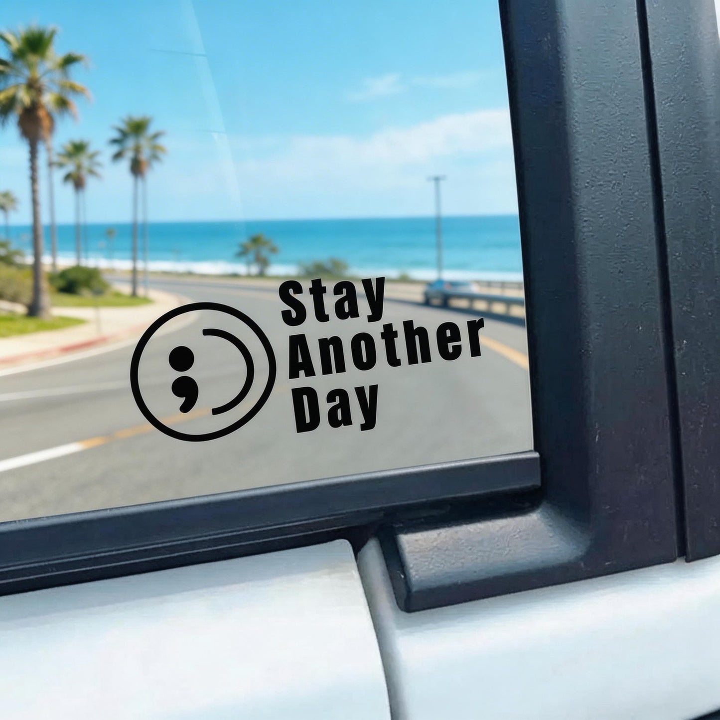 Share Pack SAD Mental Health Awareness Car Decal, 5 Pcs