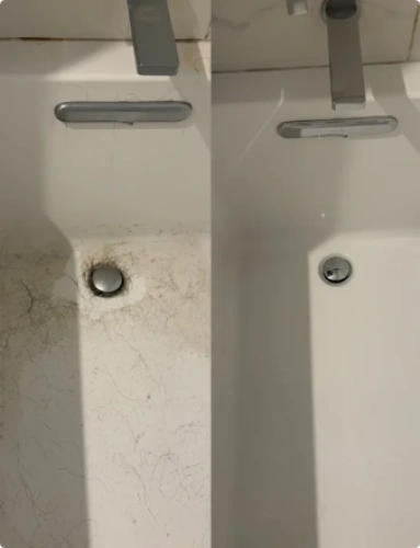 Customer review photo showing a white acrylic surface