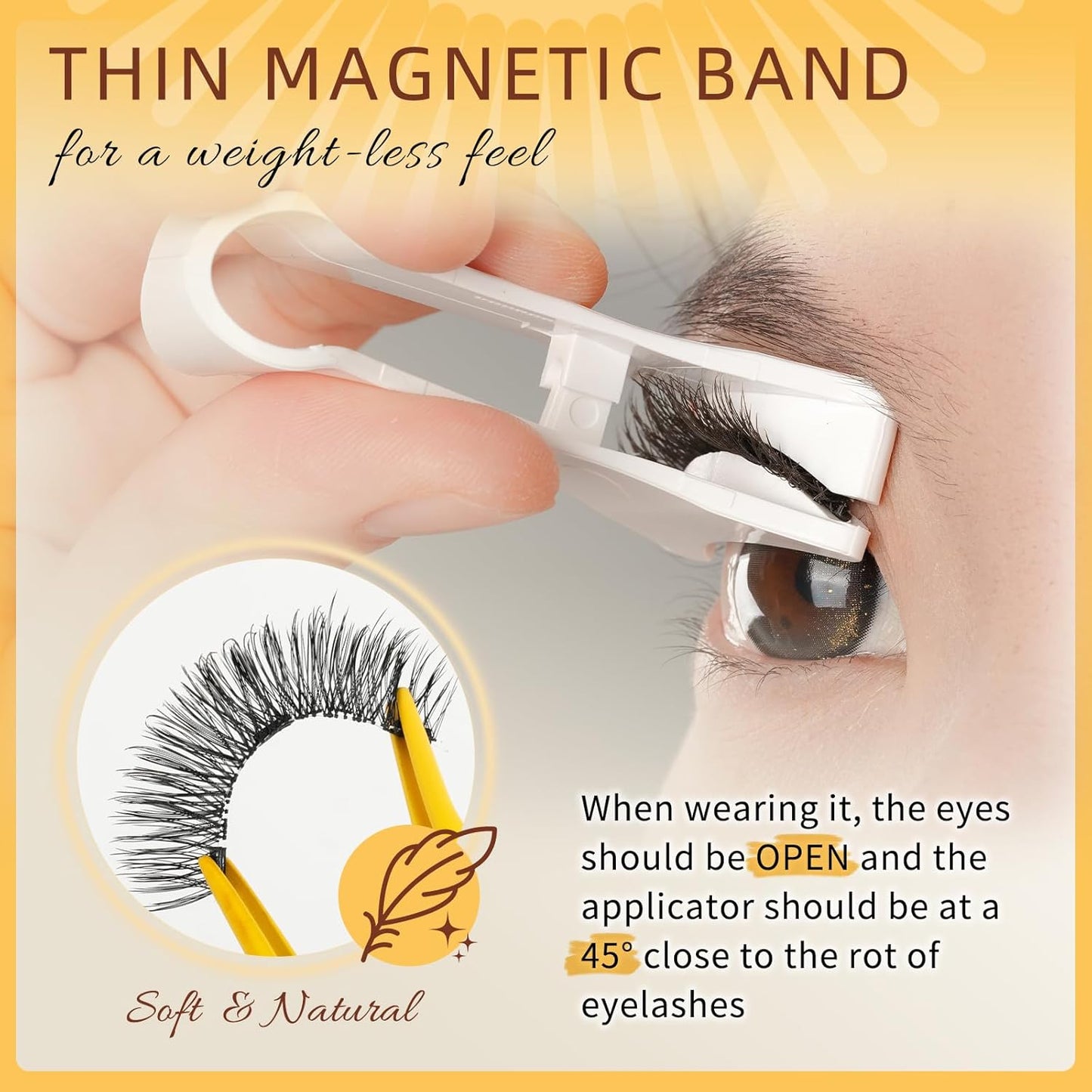🤩Reusable Premium Self-Adhesive Eyelashes | Easy, Quick, Safe! 💖