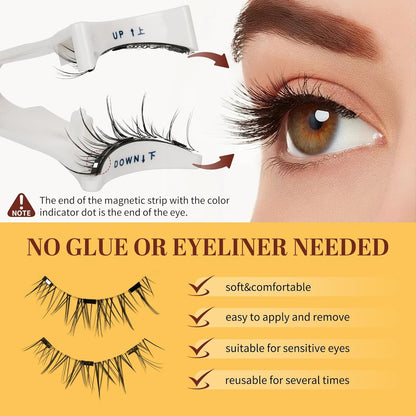 🤩Reusable Premium Self-Adhesive Eyelashes | Easy, Quick, Safe! 💖