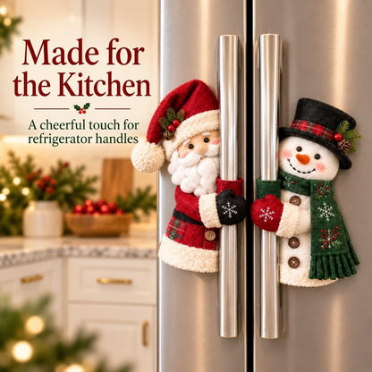 Christmas Santa & Snowman Handle Huggers