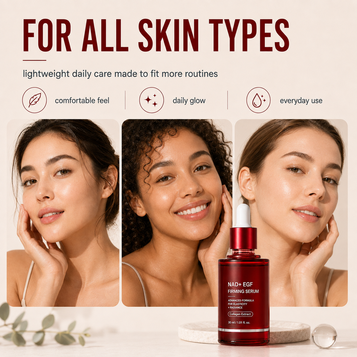 Korean NAD+ EGF Firming Serum