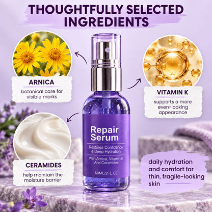 Bruise Reduction Derma Restore Serum With Arnica, Vitamin K & Ceramides