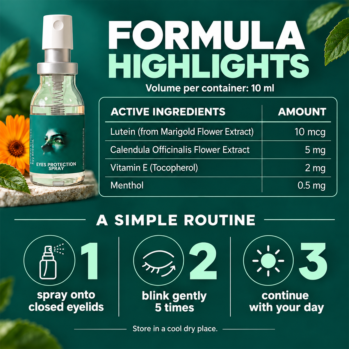Lutein Eye Spray
