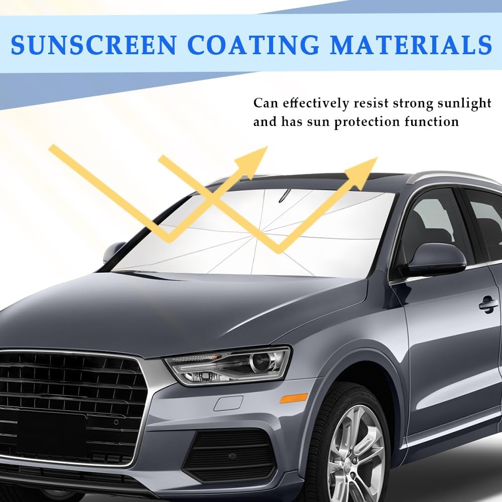 Upgraded Car Windshield Sun Shade Umbrella