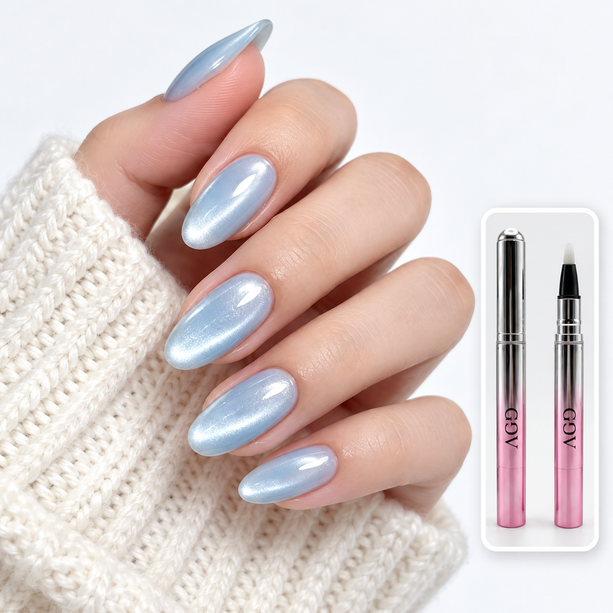 Salon Cat-Eye Nails in One Pen