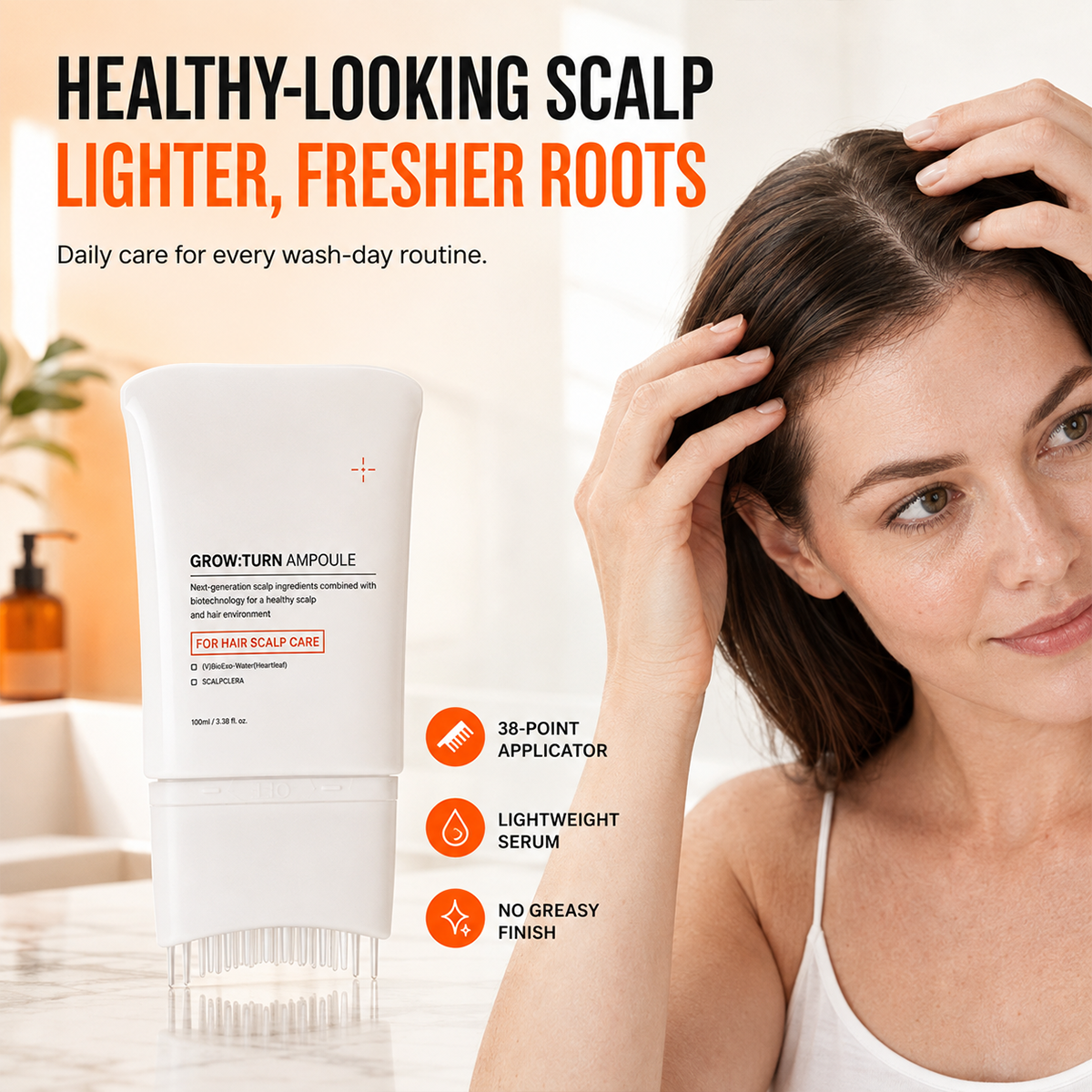 Thickening Scalp Serum with Massage Brush