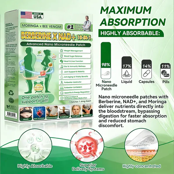 Botanical Wellness Patch with Moringa & NAD+