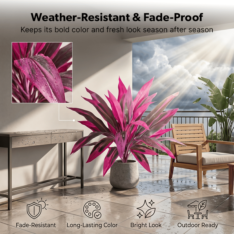 Artificial Tropical Plant（2 pack）