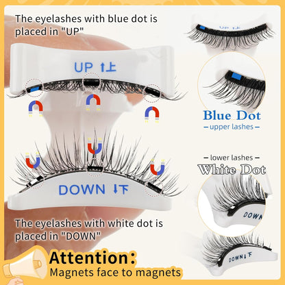 🤩Reusable Premium Self-Adhesive Eyelashes | Easy, Quick, Safe! 💖