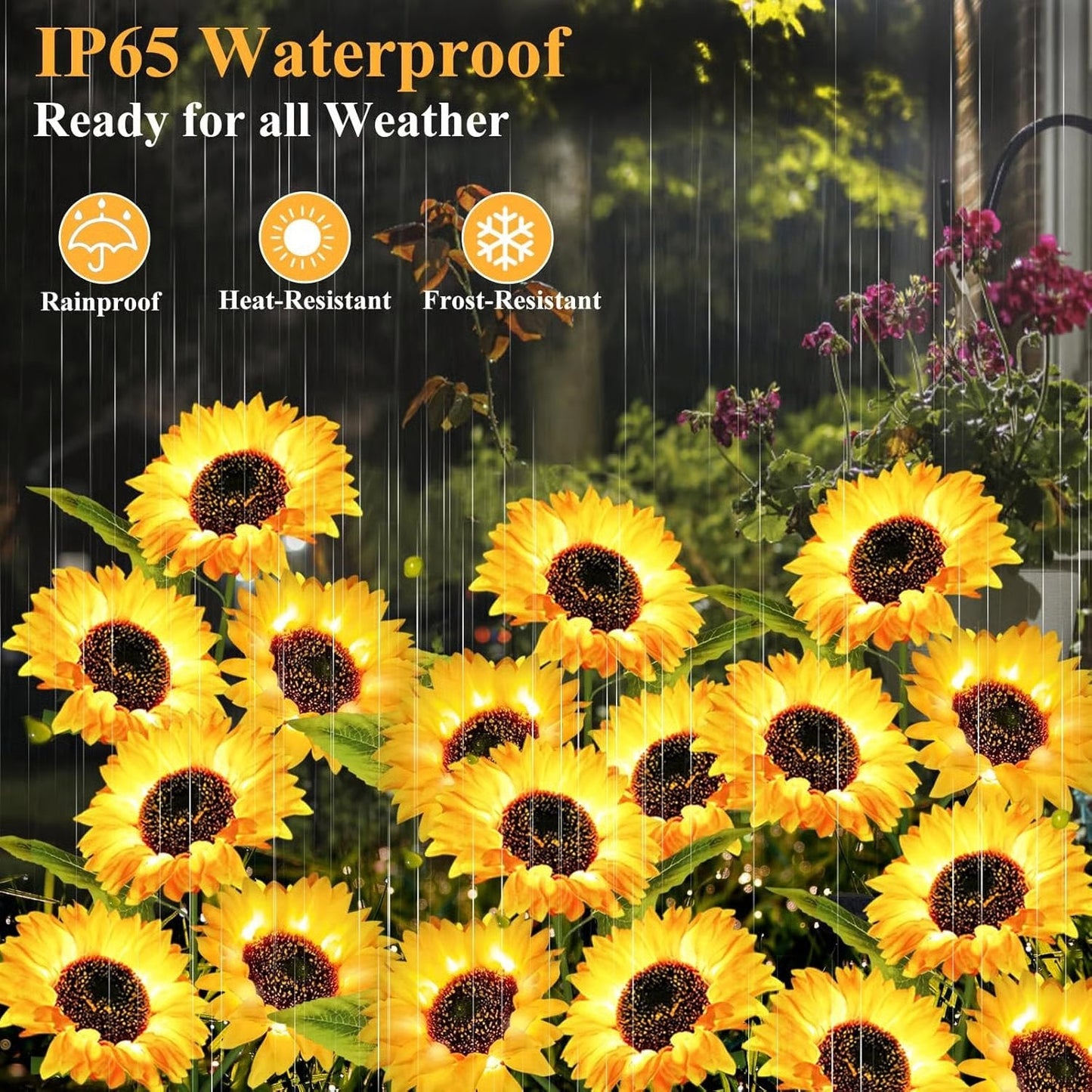 🌻Sunflower Solar Powered Lights for Garden