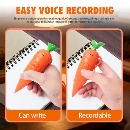 🥕🥕 Carrot That Talks: 60-Second Voice-Recording Magic Pen