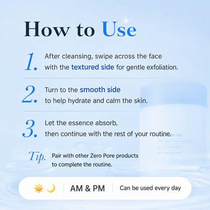AHA + BHA Facial Toner Pads, Exfoliating Skin Care Pads
