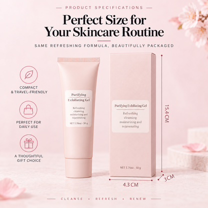 Gentle Facial & Body Exfoliating Gel for Skin Refreshing
