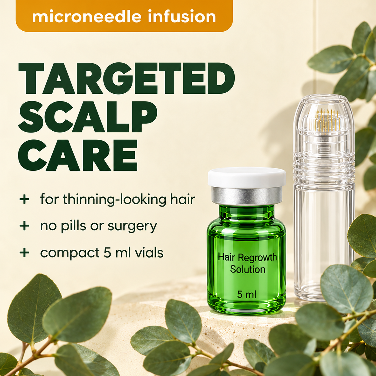 Microneedle Scalp Ampoule Serum, Hair Nourishing Care