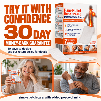 Advanced Micro-Delivery Technology: Pain-Relief Bone-Healing Microneedle Patch