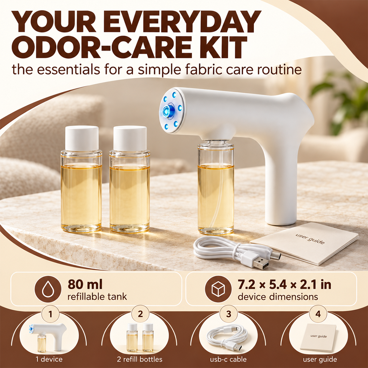 Enzyme Mist Fogger for Odor Treatment